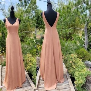 Show Me Your Mumu Jenn Maxi Dress Size Medium in Salmon Pink
